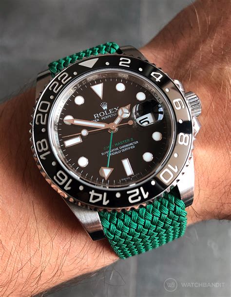 rolex gmt master fabric strap|rolex master ii strap replacement.